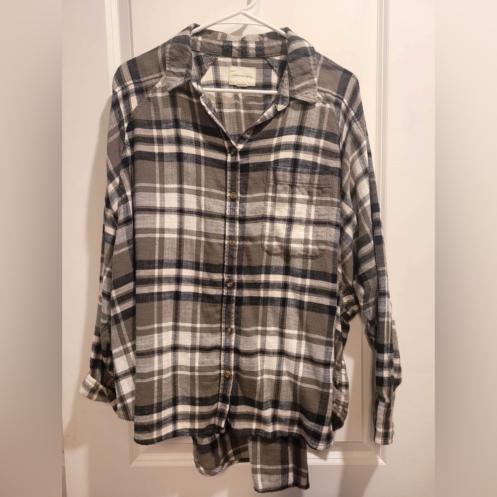 American Eagle oversized flannel